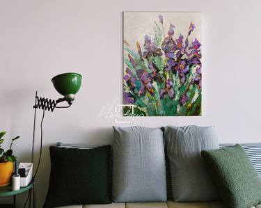 Print of Abstract Floral Paintings by Olga Beketova
