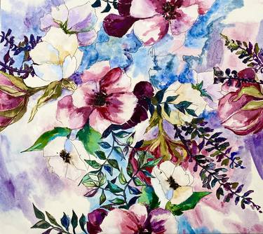Original Floral Paintings by Olga Beketova