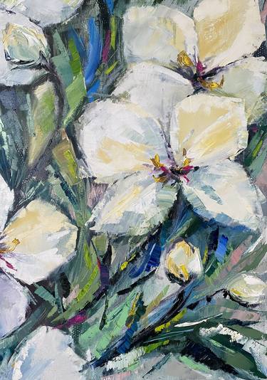 Original Impressionism Floral Paintings by Olga Beketova