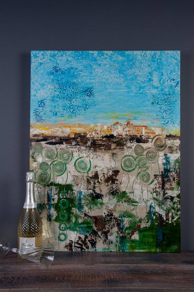 Original Abstract Painting by Bernd Czauderna
