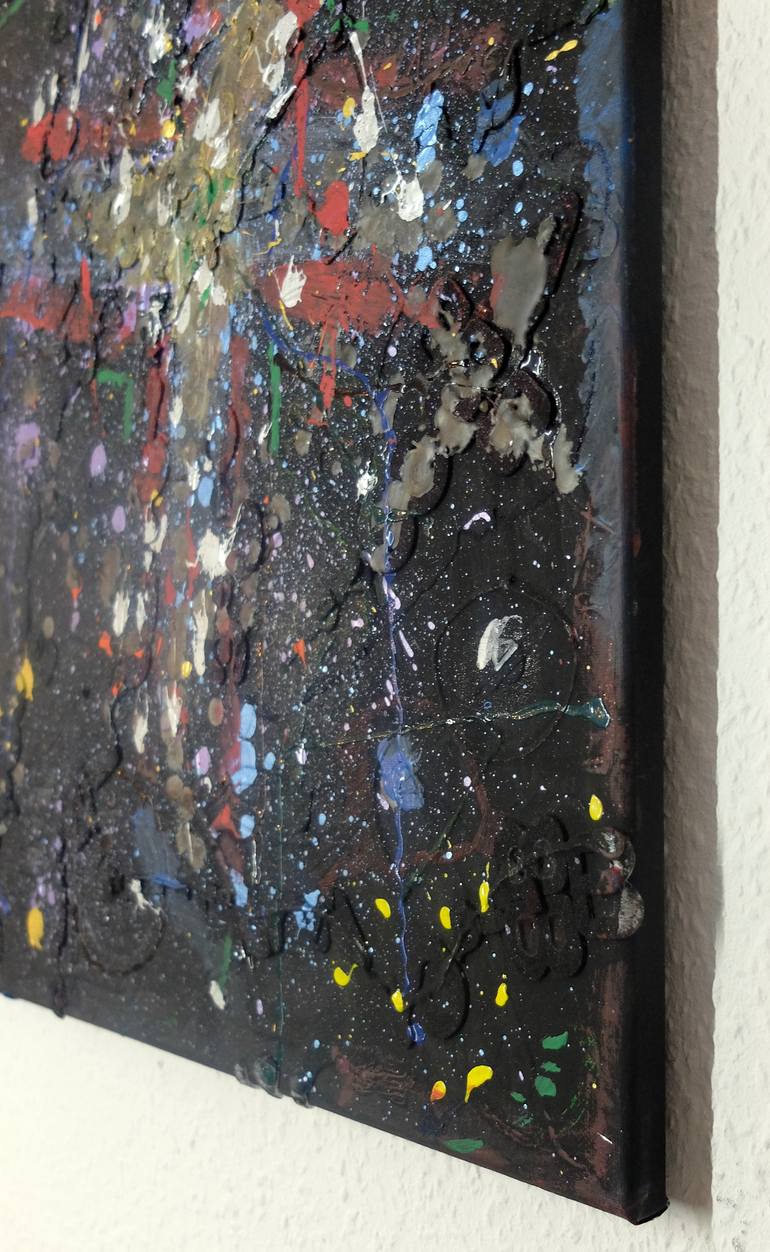 Original Abstract Expressionism Abstract Painting by Mamoru Tatsuda