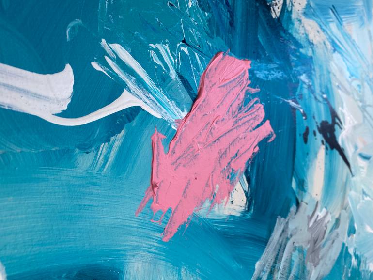 Original Abstract Expressionism Abstract Painting by Rachel Dickson