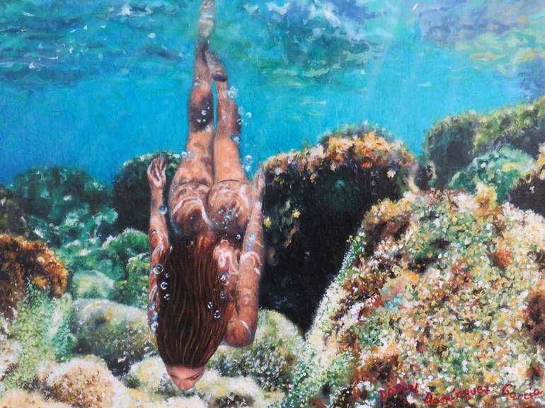 Original Realism Seascape Painting by Daniel Dominguez Garcia