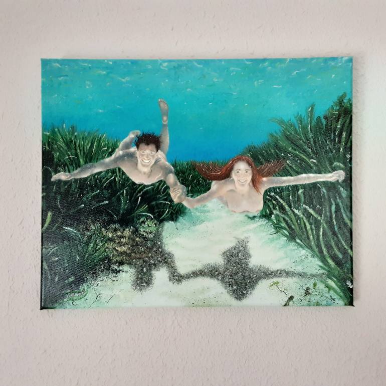 Original Seascape Painting by Daniel Dominguez Garcia