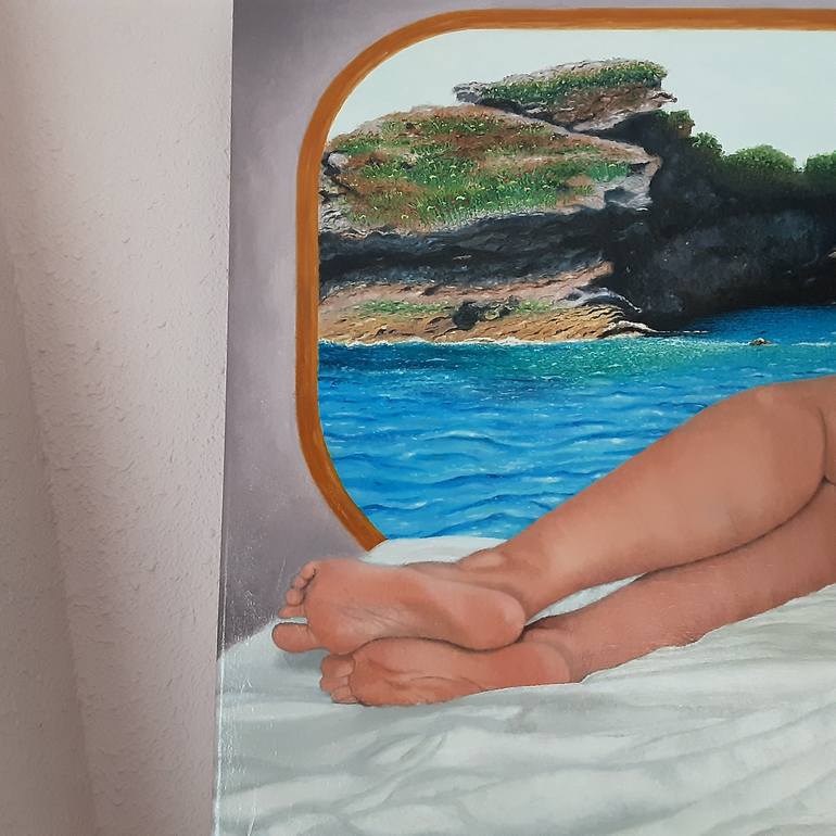 Original Nude Painting by Daniel Dominguez Garcia