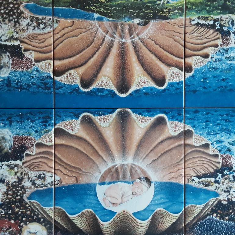Original Seascape Printmaking by Daniel Dominguez Garcia
