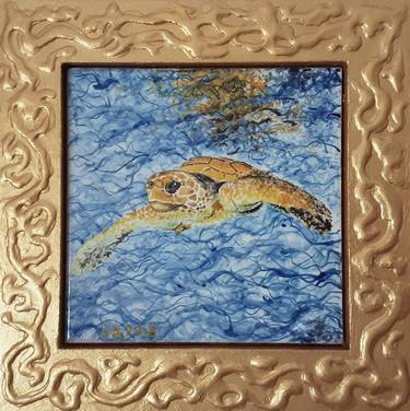 Original Fine Art Seascape Mixed Media by Daniel Dominguez Garcia