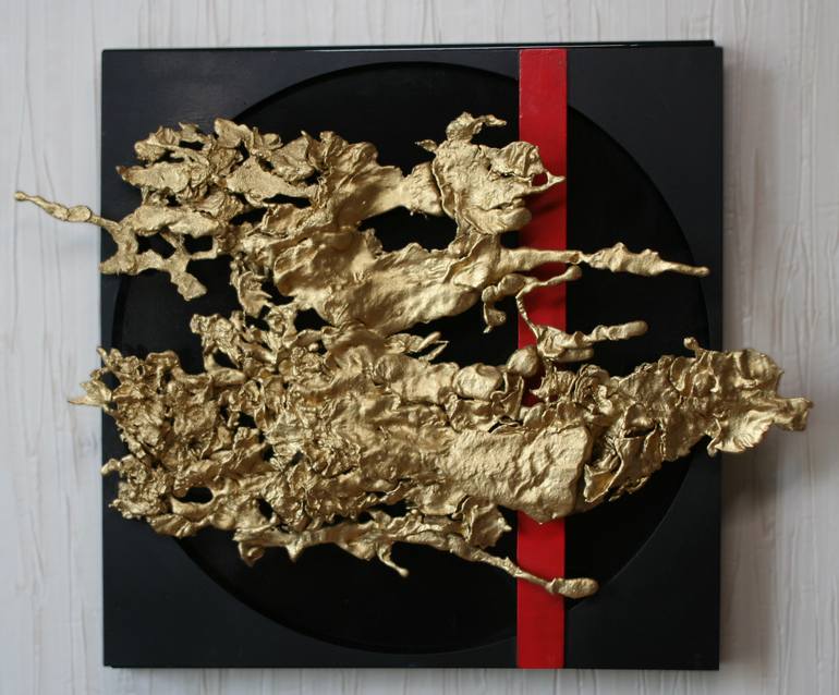 Original Abstract Expressionism Abstract Sculpture by Anastasiia Protsenko