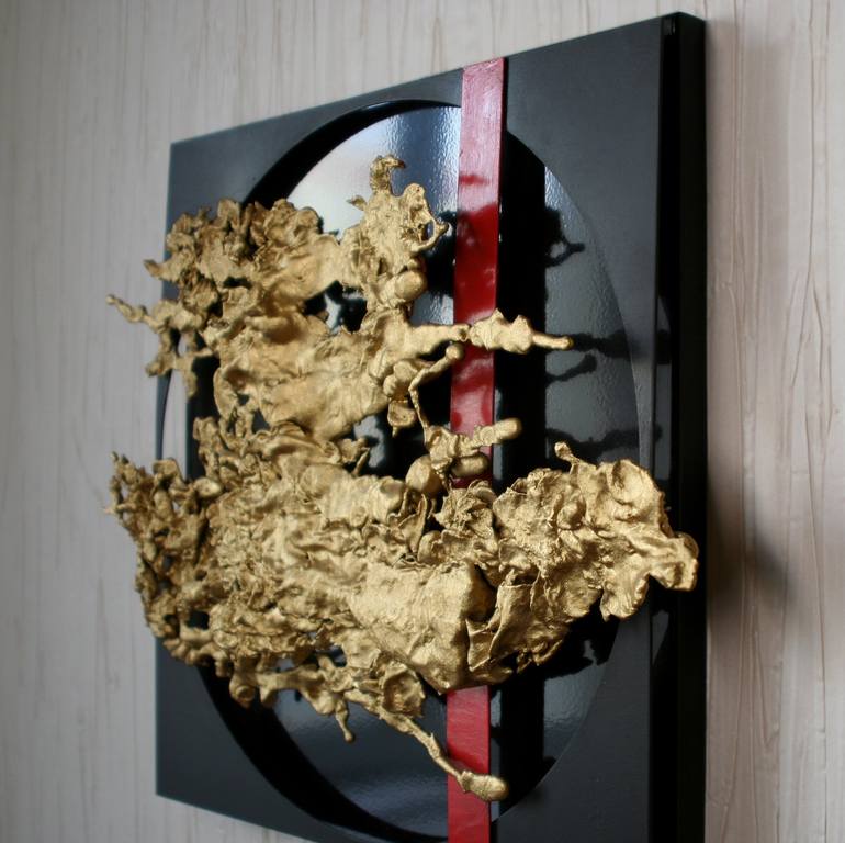 Original Abstract Expressionism Abstract Sculpture by Anastasiia Protsenko