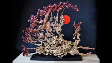 Original Abstract Botanic Sculpture by Anastasiia Protsenko