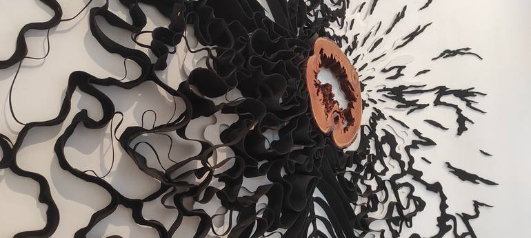 Original Art Deco Abstract Installation by Katia Della Fonte