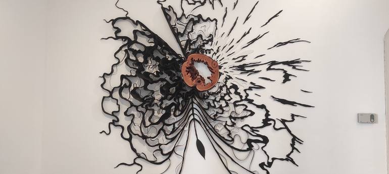 Original Art Deco Abstract Installation by Katia Della Fonte