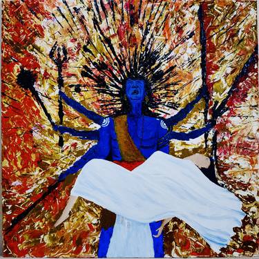 Original Abstract Classical mythology Paintings by Tanuj Namboodri