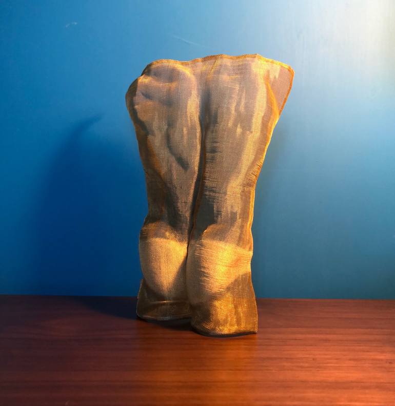 Original Figurative Nude Sculpture by Gavin Tu