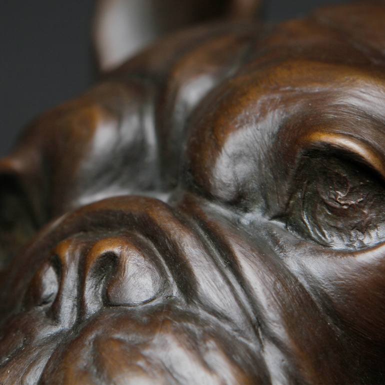 Original Neoclassicism Dogs Sculpture by Fan Yu