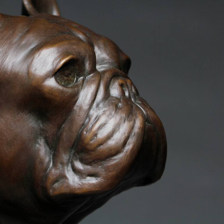Original Neoclassicism Dogs Sculpture by Fan Yu