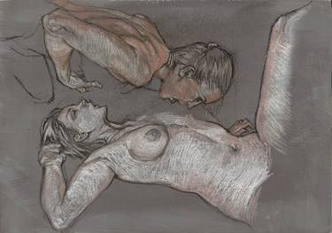 Print of Realism Nude Drawings by Manuel Mendes