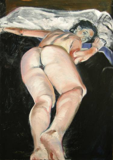 Print of Realism Nude Paintings by Manuel Mendes