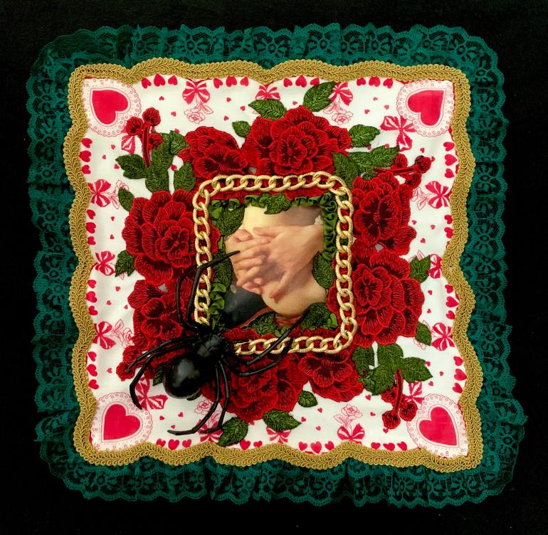 Original Abstract Political Sculpture by K Johnson Bowles