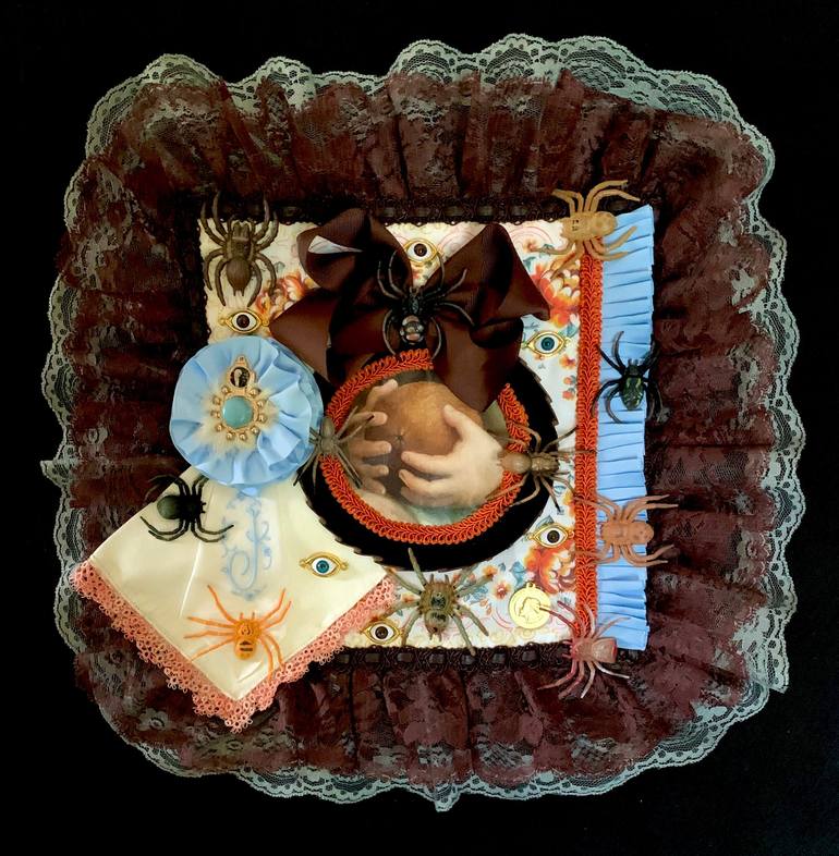 Original Abstract Political Sculpture by K Johnson Bowles