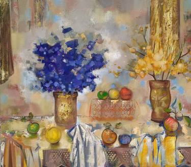 Original Expressionism Still Life Paintings by Seyran Mejanyan