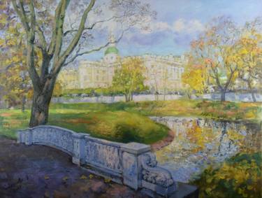 The Mikhailovsky garden in Saint Petersburg thumb