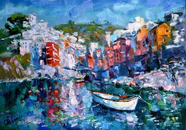 Italy Painting Seascape Original Art thumb