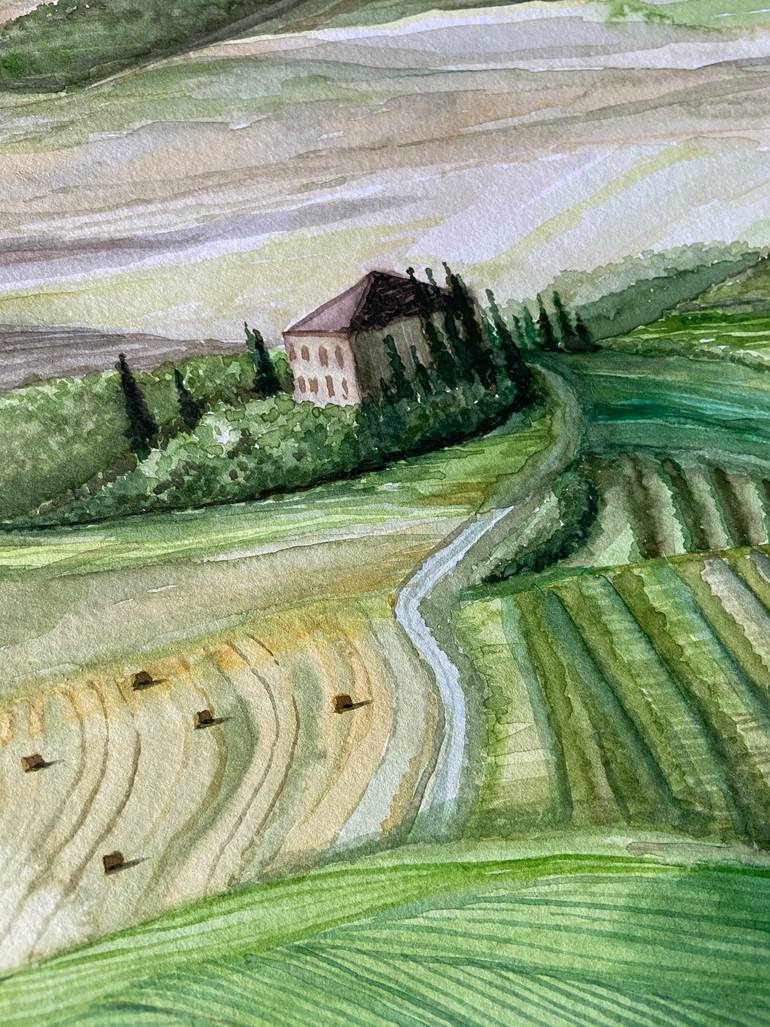 Original Expressionism Landscape Painting by Irina Annarumma