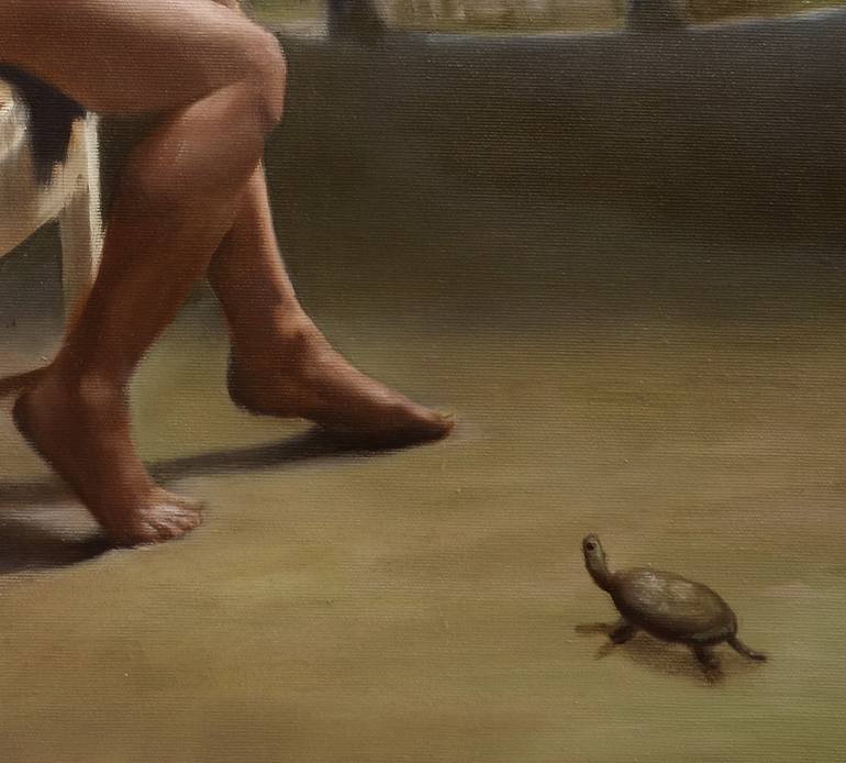 Original Realism Nude Painting by Kelly Borsheim