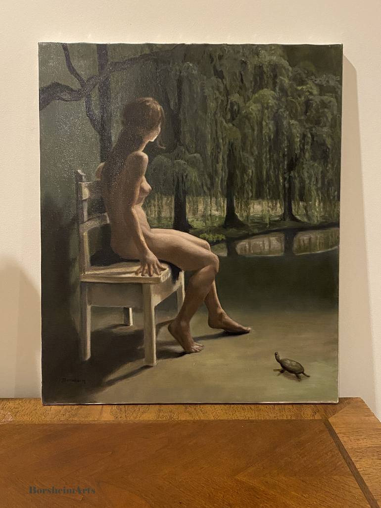 Original Realism Nude Painting by Kelly Borsheim