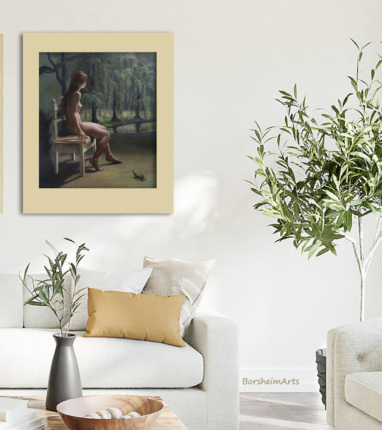Original Realism Nude Painting by Kelly Borsheim