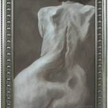 Neela ~ Woman's Nude Back Oil Painting from Life by Kelly Borsheim