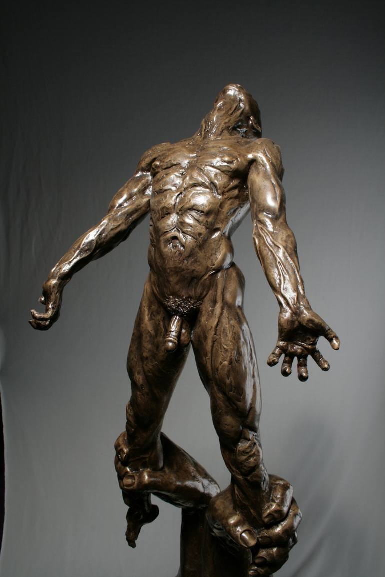 Original Realism Nude Sculpture by Kelly Borsheim