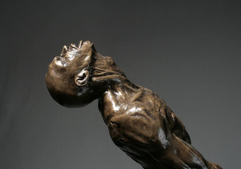 Original Men Sculpture by Kelly Borsheim