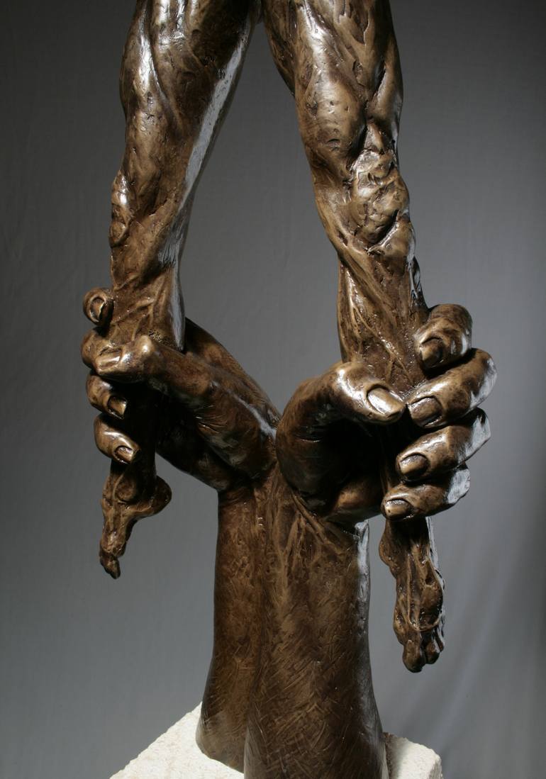 Original Realism Body Sculpture by Kelly Borsheim