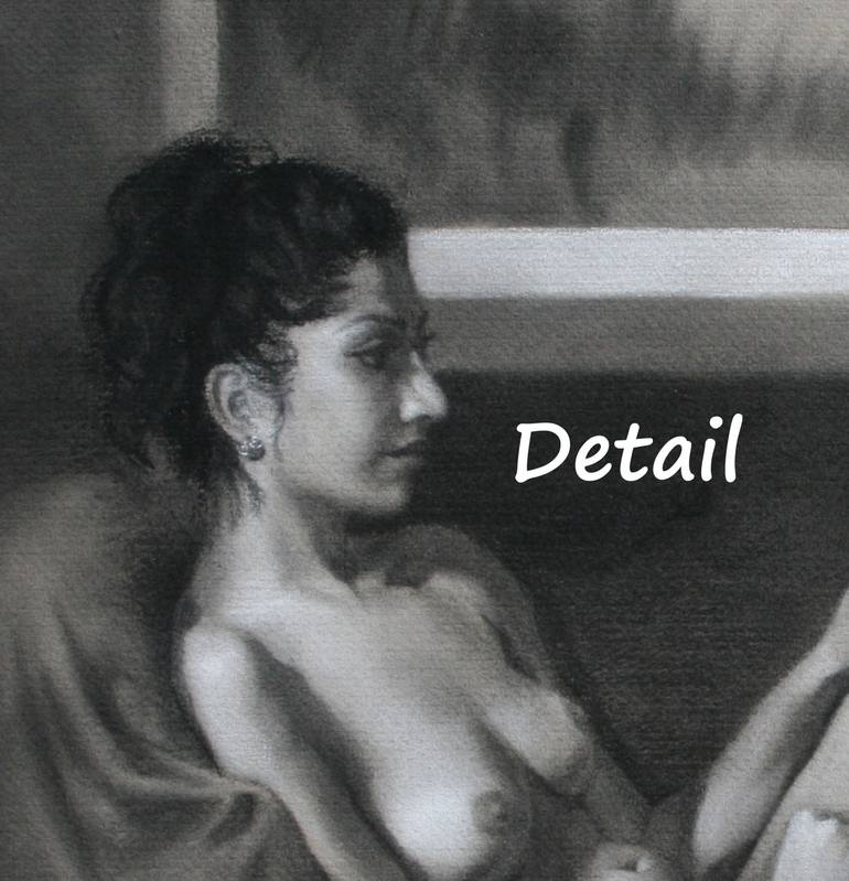 Original Realism Nude Drawing by Kelly Borsheim