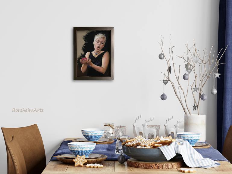 Original Realism People Drawing by Kelly Borsheim