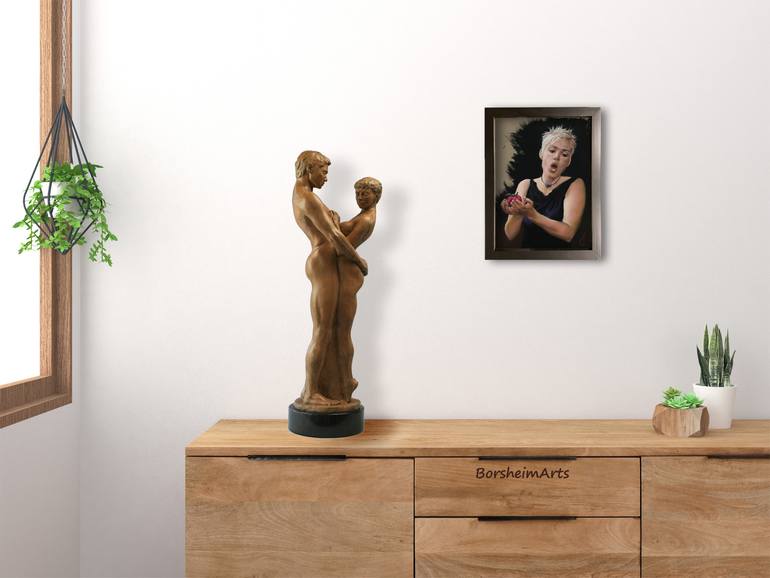Original Realism People Drawing by Kelly Borsheim