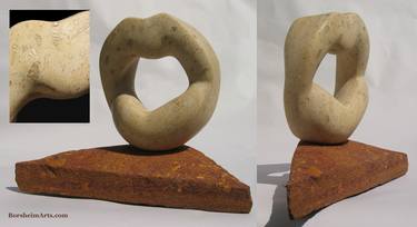 Original Abstract Humor Sculpture by Kelly Borsheim