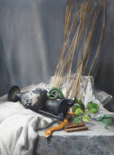 Original Conceptual Still Life Paintings by Kelly Borsheim