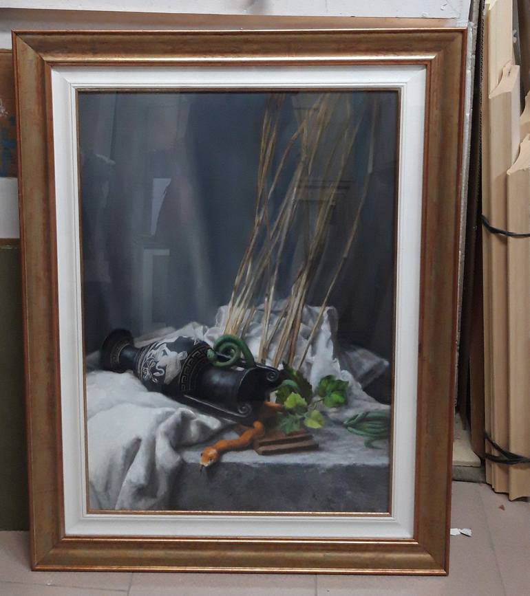 Original Conceptual Still Life Painting by Kelly Borsheim