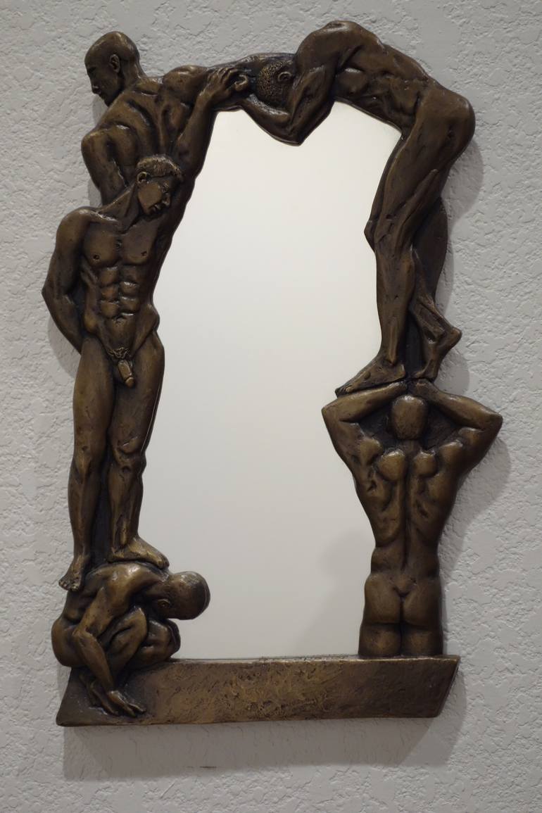 Original Figurative People Sculpture by Kelly Borsheim