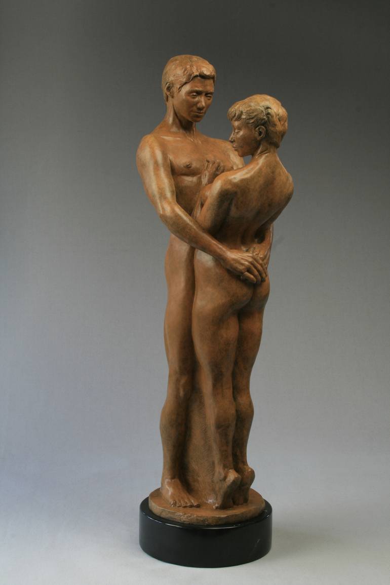 Original Love Sculpture by Kelly Borsheim