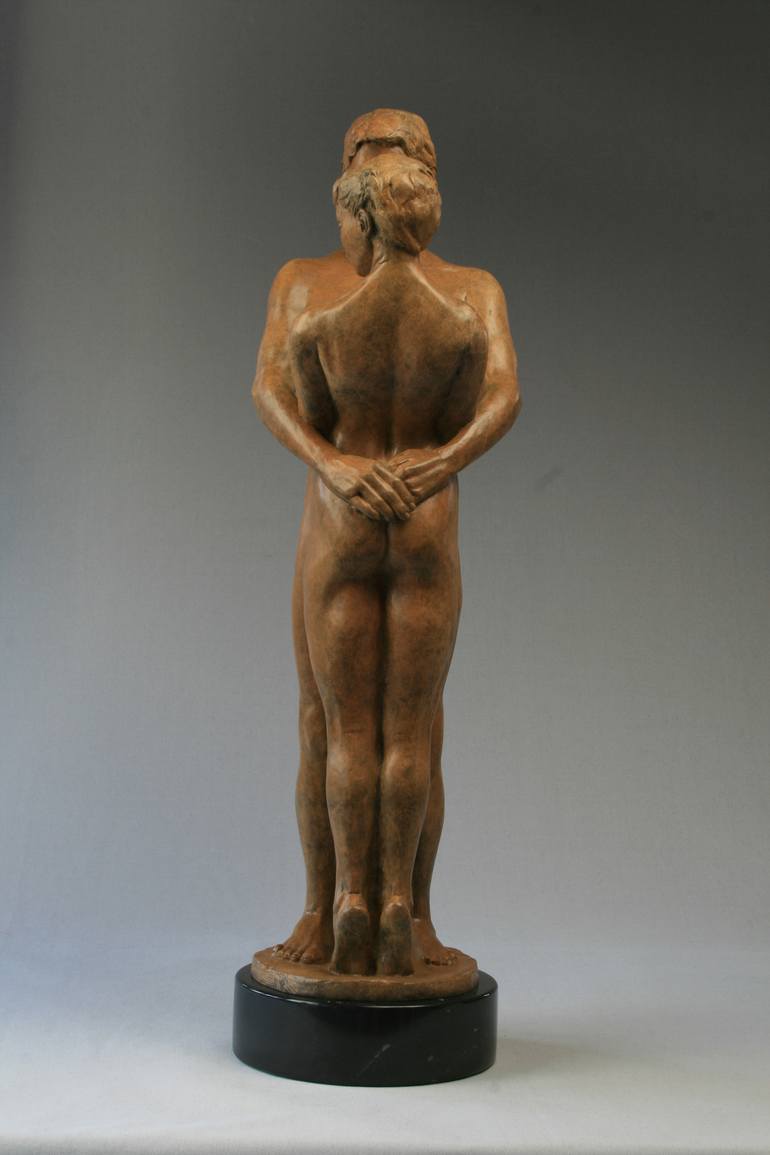 Original Figurative Love Sculpture by Kelly Borsheim