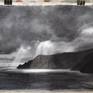 Charcoal drawing sold without frame