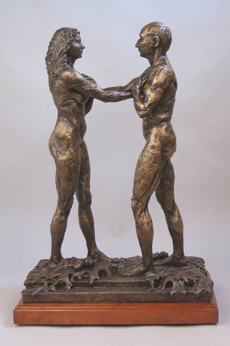 Original Figurative Nude Sculpture by Kelly Borsheim