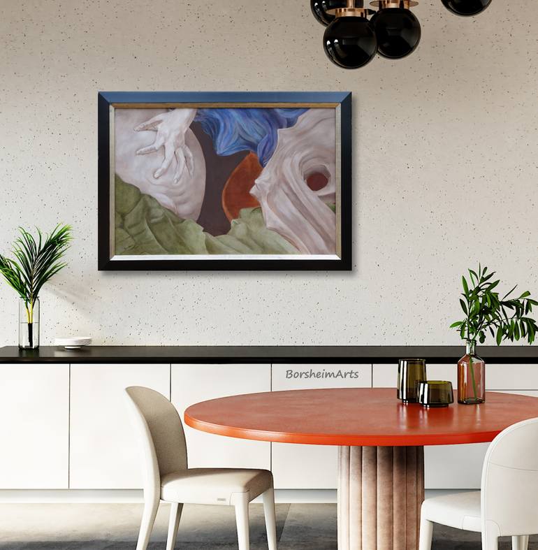 Original Figurative Abstract Painting by Kelly Borsheim