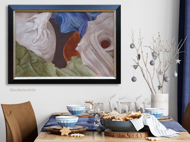 Original Figurative Abstract Painting by Kelly Borsheim