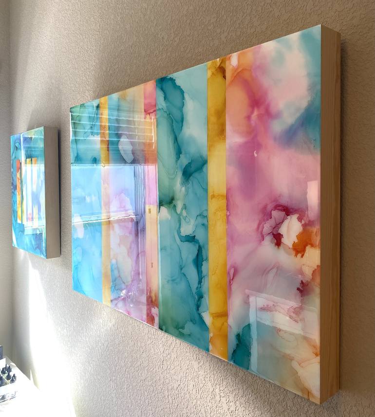 Original Abstract Painting by Julie Pelaez
