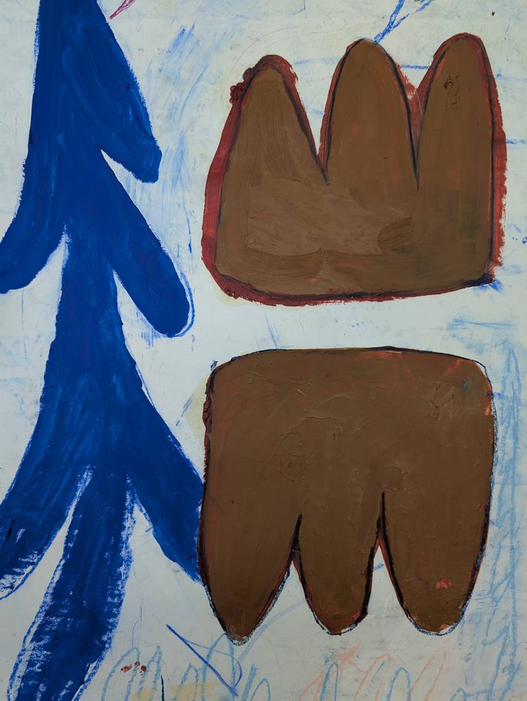 Original Abstract Expressionism Abstract Painting by Gareth Pitt-Hart